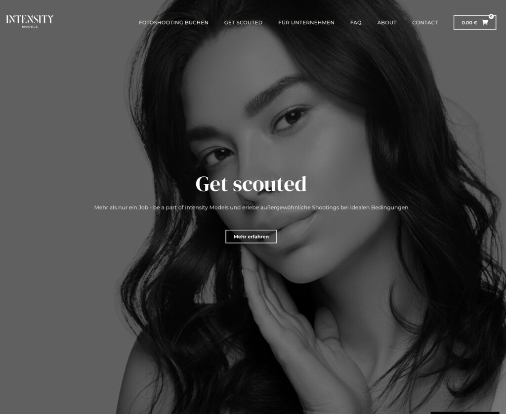 Professionelles Webdesign für Intensity Models – mobilfreundlich, modern & SEO-optimiert von Re:Design Peine.